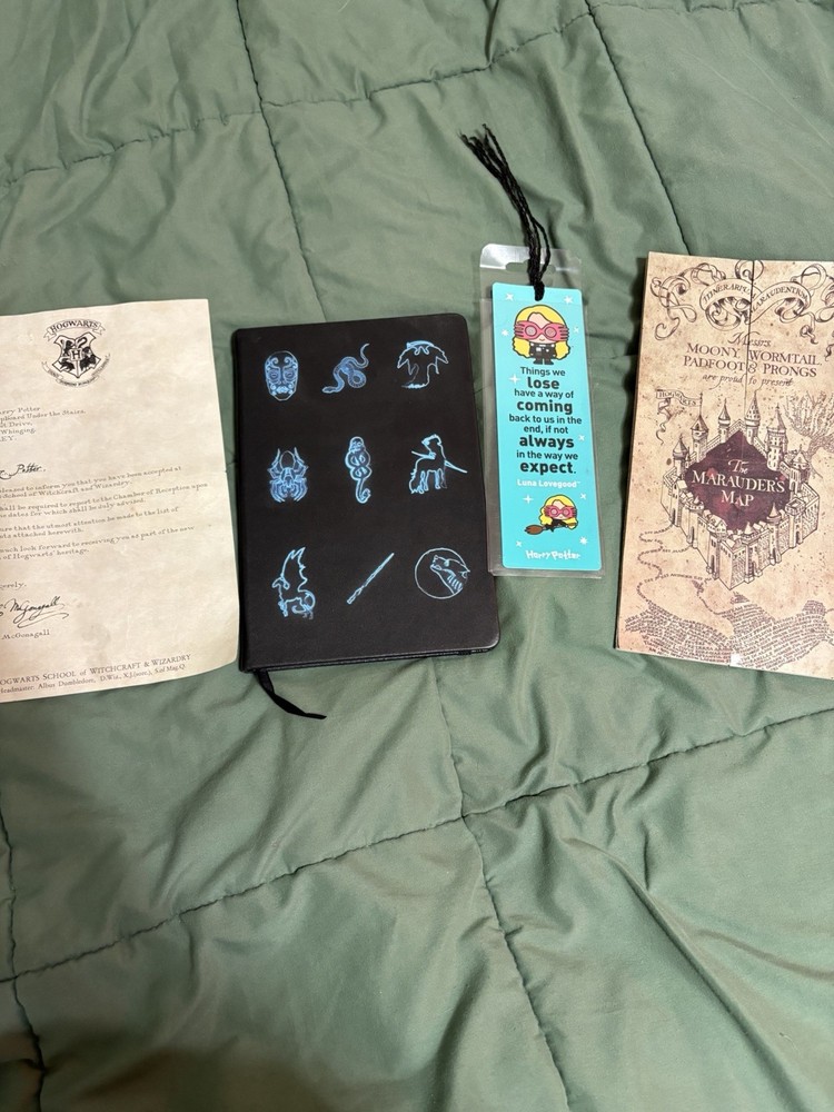 Harry Potter Forbidden Forest Illustrated Lined Journal w/ Bookmark