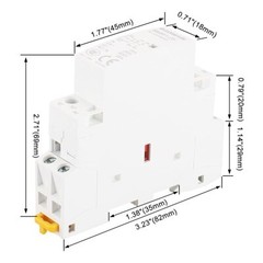 Baomain Normally Closed AC Contactor AC 110V 25A 2 Pole 2NC BMR1-25/02 Circuit