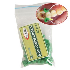 Dental Add On Wedges Orthodontic Silicone Rubber № 1.861 TOR VM 40 Pcs/pack