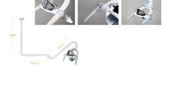 10W Ceiling Mounted Oral Light Dental Operating Lamp 6 LED Lens Light With Arm