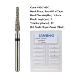 Dental Diamond FG Burs Round End Taper Cylinder Coarse High Speed Bur 850 856