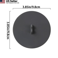 6 PCS Silicone Cup Covers 3.85 inches, Cream white, Dark Grey, Light Grey