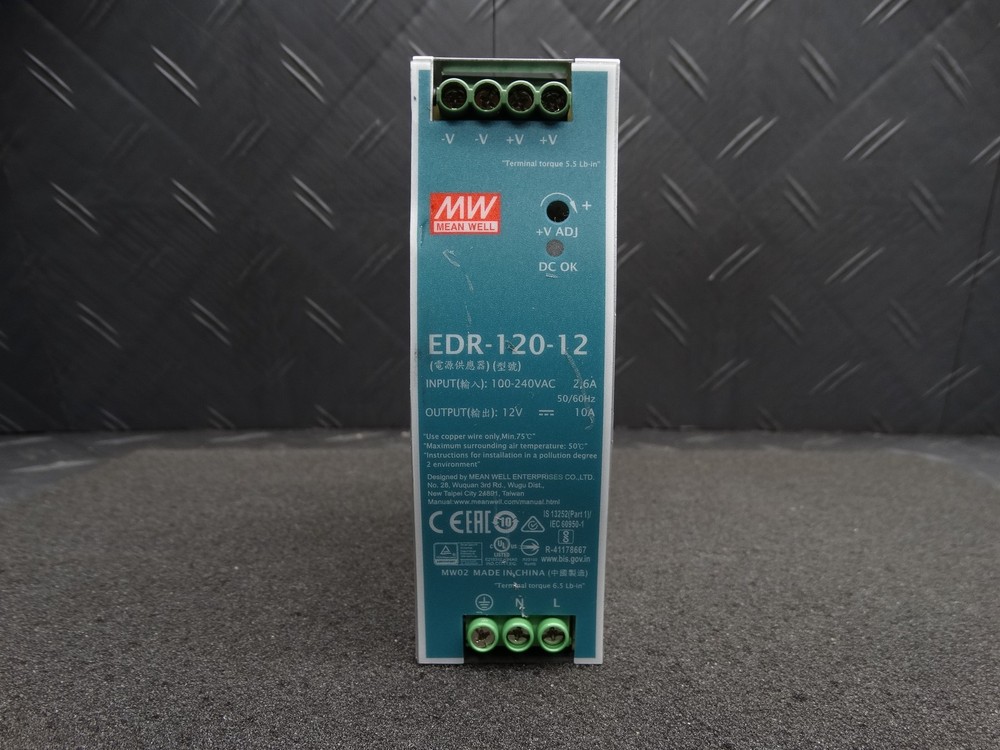 Mean Well EDR-120-12 AC/DC Power Supply 1 Output