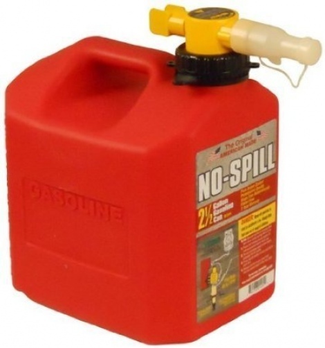 No-Spill 2-1/2-Gallon Poly Gas Can (CARB Compliant) #1405