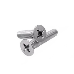 304 Stainless Steel Phillips Countersunk Flat Head Screws 2# 4# 6# 8# 10# 1/4