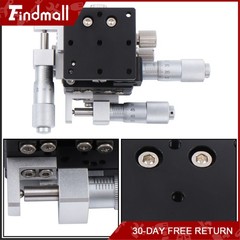 Findmall 40mmx40mm XYZ Linear Stage Manual Precision Positioning Sliding Table