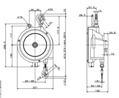 ENDO ELF-5 SPRING BALANCER 98″ TRAVEL Capacity 6-11 POUNDS / 3.0-5.0 KG