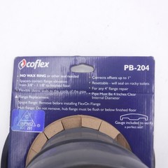 4″ Flexon Flange No Wax Toilet Flange & Spacer System PB-204 SEE DESC