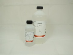 Acetone, laboratory grade, 100-500 ml