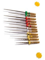 6pc Endodontic Dental Endo NITI Files X3-Pro Gold Taper Root Canal Rotary Files
