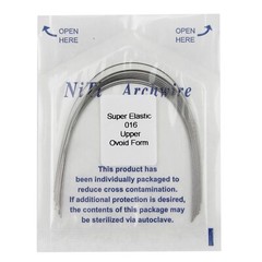 100pcs Dental Orthodontic Arch Wires Niti Rectangular Round Arcos de Ortodoncia