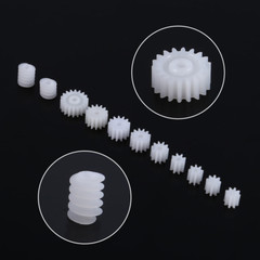 New Long Service Life Modulus 0.5 Plastic Gear Spindle Gear Small Parts Coreless
