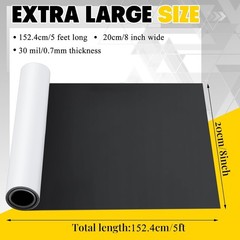 8x5ft Extra Large Customizable Magnetic Adhesive Sheet Roll – 30mil Thickness