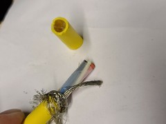 TPC 61406 18/6C Trex-Onics Braid-Shielded Continuous Flex 600V Cable Yellow/10ft