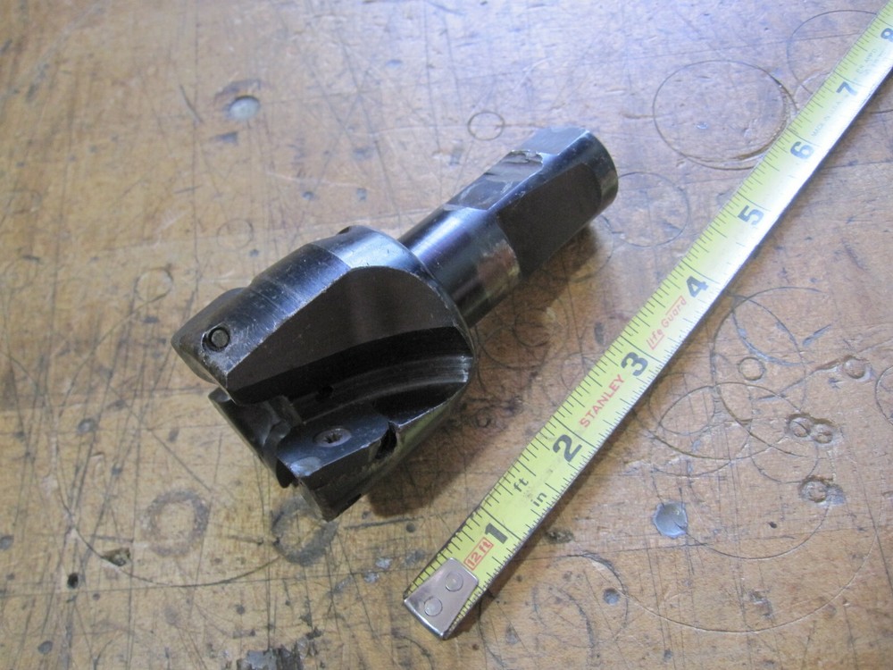 Kennametal KISR200LP354 2″ high feed end mill cutter 1″ shaft 20,000 RPM Max