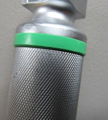 PROPPER Handle F/O Fiber Optic Laryngoscope w/ #2 Miller Blade Tested & Working