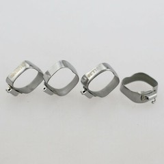 Dental Orthodontic First Molar Buccal Tube Bands Roth 0.022 Upper Lower #32-#44