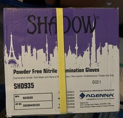 Adenna Shadow Nitrile Gloves – Medium- Case