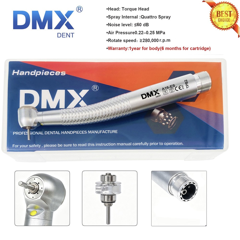 COXO Style DMXDENT A16-ES/E Dental LED E-generator High Speed Handpiece Fit NSK