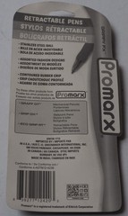 45 New PROMARX GRIPPY FX Retractable BALLPOINT PENS – 3 Colors – Rubber Grip