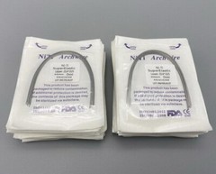 Dental Orthodontic Arch Wire Super Elastic Niti Round Rectangular Natural Form