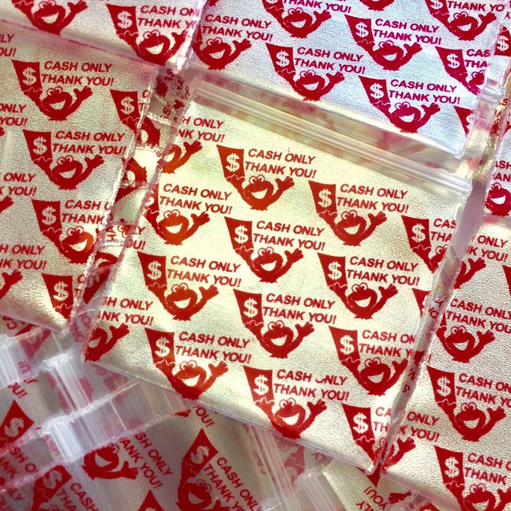 BaggiesSince1987 – 1515 Design Zip Bags 100PCS CASH ONLY on SILVER, READ DETAILS