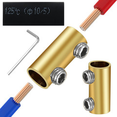 10Pcs 80A Wire Connector Kit, 6AWG Screw Quick Wire Connectors Terminal with Hea