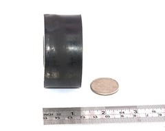 2 3/8″ x 1 1/4″ XXL HD Black Rubber Feet for Equipment, Truck Doors, Compressors
