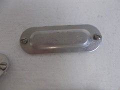 10PCS E121488 Aluminum Conduit Body Cover For LB LC 1/2″ Eaton 150 Box#9S
