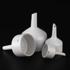 40mm – 200mm Ceramic Buchner Funnel Porcelain Chemistry Porous Filter Funnels