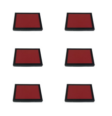 6 Pack of 6 x 8 x 3/4″ Riker Display Cases Boxes with RED FELT for Collectibles