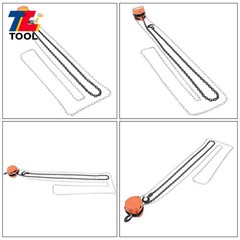 0.5Ton /1100Lbs Capacity Chain Hoist 10FT Manual Hand Lift Chain Block Hoist