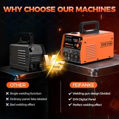 145A MINI MIG Welder 110V, Flux Core/Lift TIG/Stick Welder & TIG Welding Torch