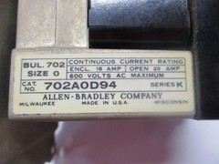 ALLEN BRADLEY 702A04D4 SER.K COIL NSNP