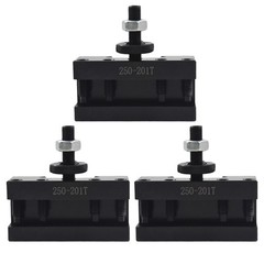 3Pcs BXA 250-201 T Oversize 3/4″ Quick Change Tool Post Turning & Facing Holder