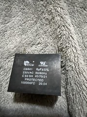 CBB61 250V 4/5/6/8/10/15/20/25/40 UF Fan Motor RUN Capacitor 2 PINS