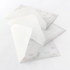 20 PCS 5×7 Inch A7 Plain Transparent Vellum Envelopes Wedding Invitations
