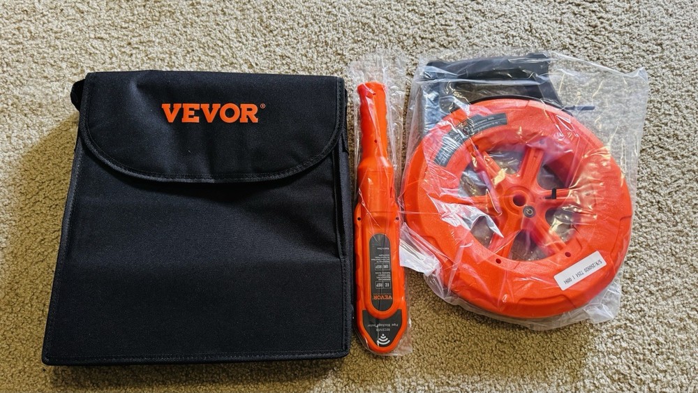 VEVOR Pipe Blockage Detector Locators 100ft/30m Waterproof for PVC Plastic Metal
