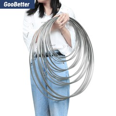 Stainless Steel Round Rings Heavy Duty Solid Metal O Ring Welded Smooth 15~150mm