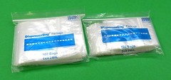 200 Zippit Reloc Bags 2mil Clear 3×3 & 4×4 Square Bags Poly Zip Seal Lock Baggie
