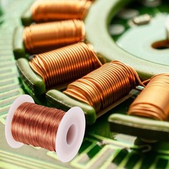24 AWG Magnet Wire, 8 OZ/226.4g Enameled Copper Wire, 155C(311F)