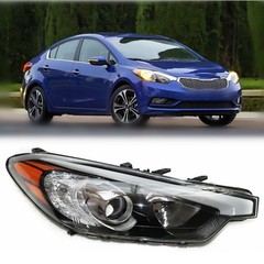 2014-2016 KIA Forte Right Headlight Assembly Halogen Passenger Side KI2502170