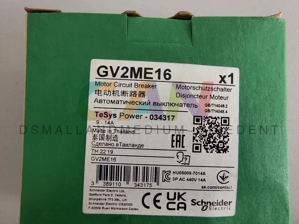 New Schneider GV2ME16 Motor Circuit Breaker GV2ME16