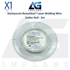 Dental Dentaurum Rematitan® Titanium Laser Welding Wire Solder Roll 2m Ortho Lab