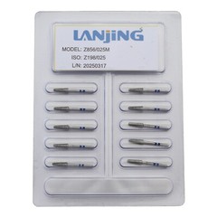 Dental Zirconia Cutting Diamond Bur Round End Cylinder Taper Football FG 379 856