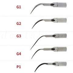 5Pcs Dental Ultrasonic Air Scaler Tips Mix G1 G2 G3 G4 P1 Set Fit Woodpecker EMS
