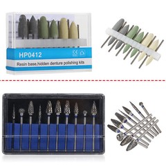 Dental Lab Diamond Silicone Polisher Base Acrylic Tungsten Carbide Polishing Bur