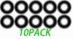 (Qty.10) R8-2RS Premium Rubber Seal Ball Bearing, 1/2″x1-1/8″x5/16″, R8rs