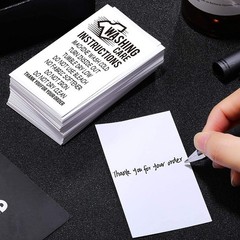 None Brand 50 T-Shirt Washing Instructions 3.5 inches x 2 inches, multicolor