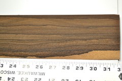 Ziricote Raw Wood Veneer Sheet 3.5 x 31 inches 1/42nd 7633-47